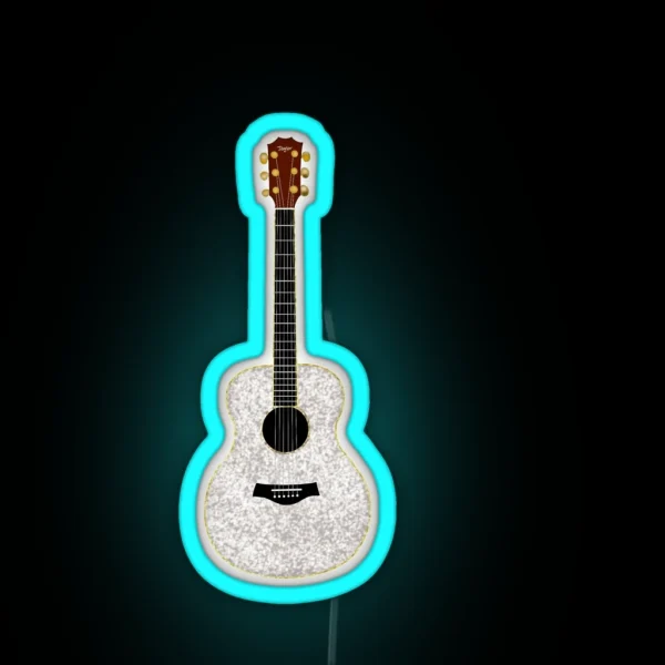 Taylor Swift Fearless Guitar RGB Neon Sign