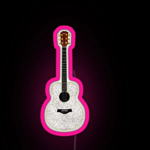 Taylor Swift Fearless Guitar RGB Neon Sign