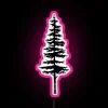 Taylor Swift inspired folklore themed colorful fir tree LED light art.