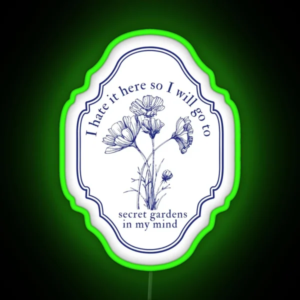 Taylor Swift I Hate It Here Led RGB Neon Sign