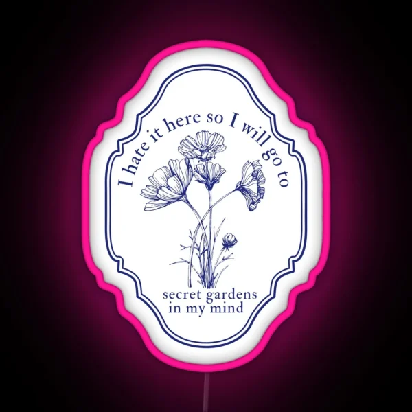 Taylor Swift I Hate It Here Led RGB Neon Sign