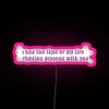 Taylor Swift inspired Long Live vibrant colorful RGB neon wall art