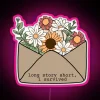 Taylor Swift's Long Story Short Neon Sign in Vibrant RGB Colors