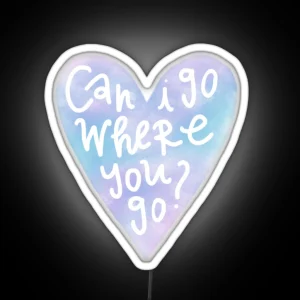 Taylor Swift Lover Heart Lyrics RGB Neon Sign