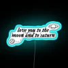 Taylor Swift Inspired Neon Sign with Love Quote for Music Lovers