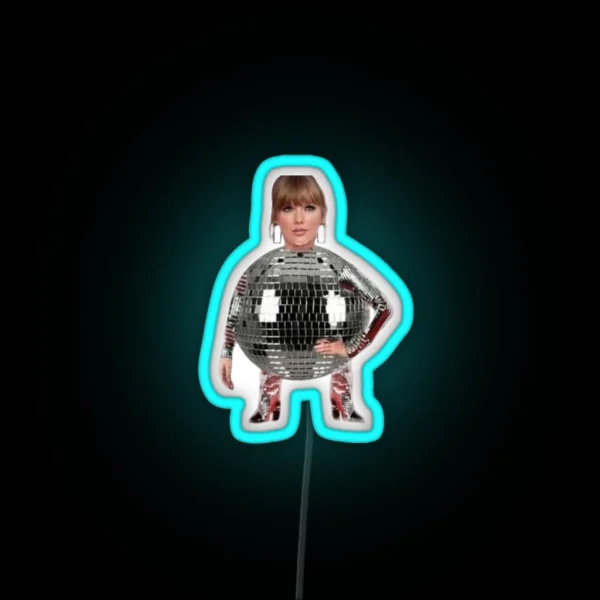 Taylor Swift Mirrorball RGB Neon Sign