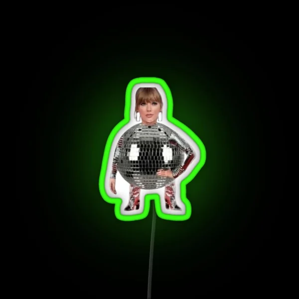 Taylor Swift Mirrorball RGB Neon Sign