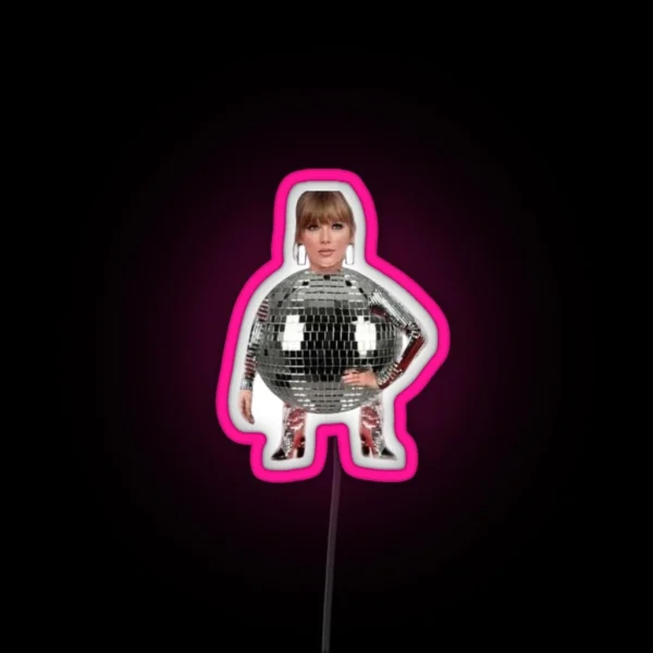 Taylor Swift Mirrorball RGB Neon Sign