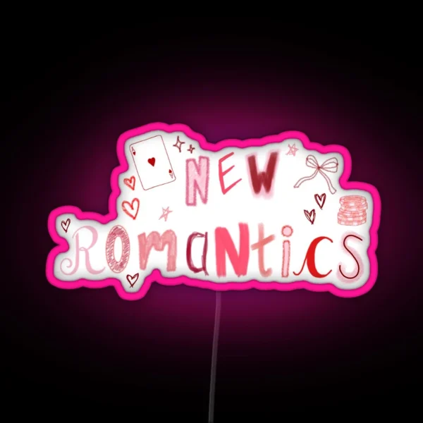 Taylor Swift New Romantics RGB Neon Sign