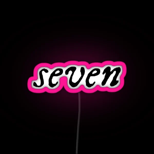 Taylor Swift S Seven RGB Neon Sign