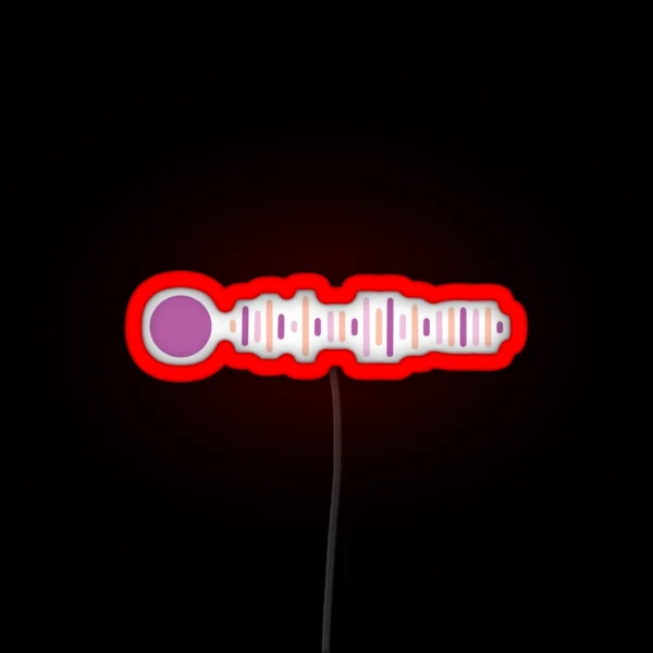 Taylor Swift Speak Now Spotify Code RGB Neon Sign