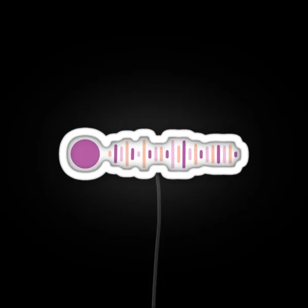 Taylor Swift Speak Now Spotify Code RGB Neon Sign
