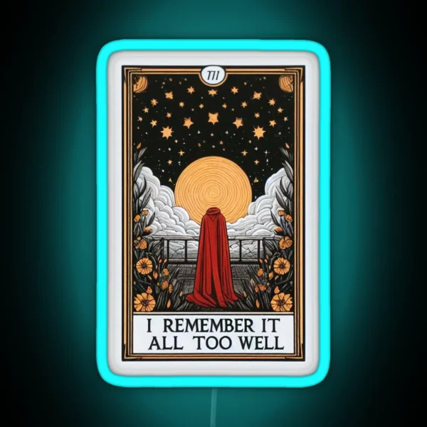 Taylor Swift Tarot I Remember It All Too Well Red RGB Neon Sign