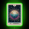 Taylor Swift inspired colorful neon RBG mirror ball folklore decor