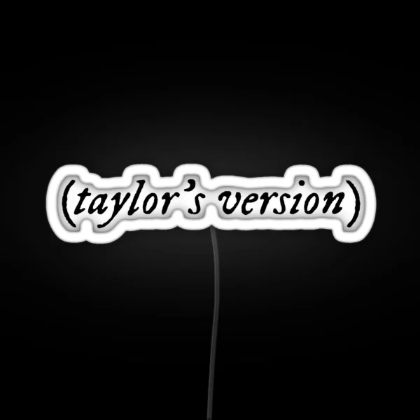 Taylor Swift Taylor S Version RGB Neon Sign