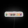 RGB Neon Sign Featuring Taylor Swift's Eras Tour and Albums Graphics
