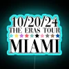 Taylor Swift The Eras Tour Miami Night 3 Neon Sign
