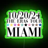 Taylor Swift The Eras Tour Miami Night 3 Neon Sign