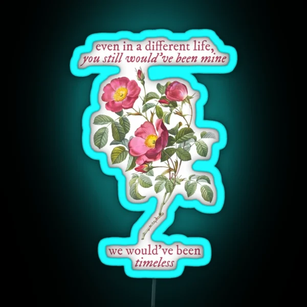 Taylor Swift Timeless You Still Would Ve Been Mine RGB Neon Sign