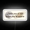 Taylor Swift's Cosmic Concert Tour Inspiration in Vibrant Colorful Glowing Sign