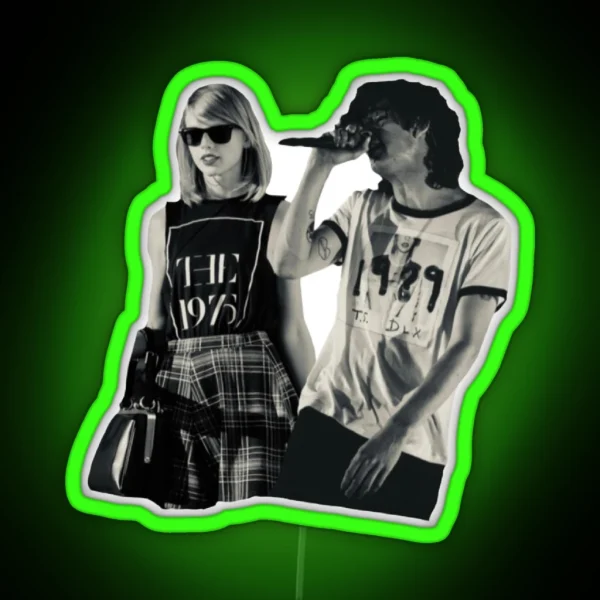 Taylor Swift X Matty Healy RGB Neon Sign