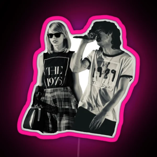 Taylor Swift X Matty Healy RGB Neon Sign