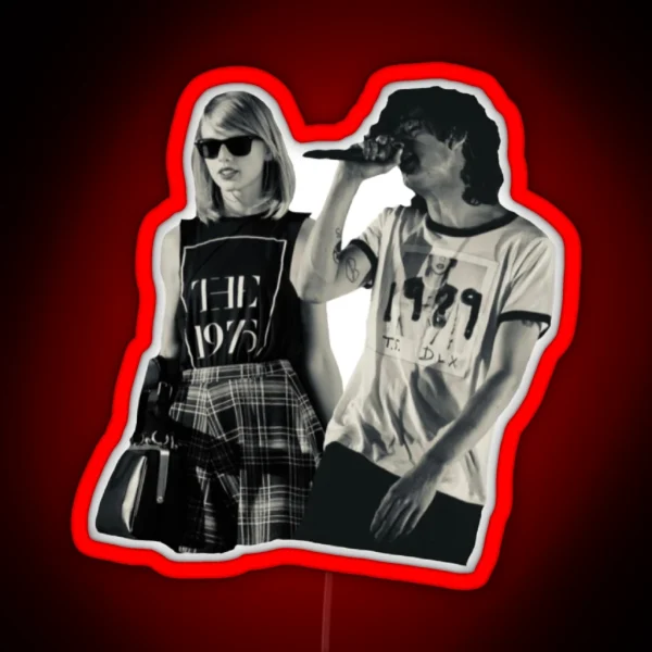 Taylor Swift X Matty Healy RGB Neon Sign