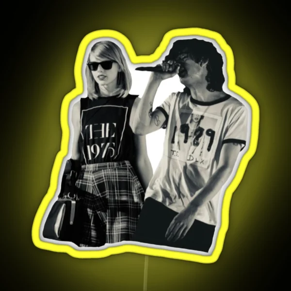 Taylor Swift X Matty Healy RGB Neon Sign