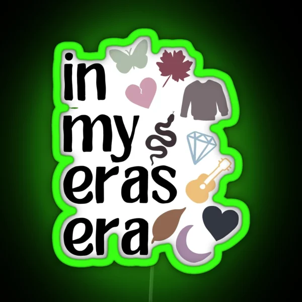 Taylor The Eras Tour Home Decor Merch Fandom Small RGB Neon Sign