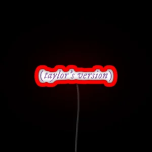 Taylors Version Lavender RGB Neon Sign