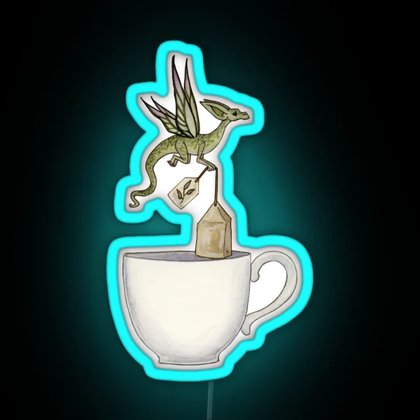 Tea Dragon RGB Neon Sign