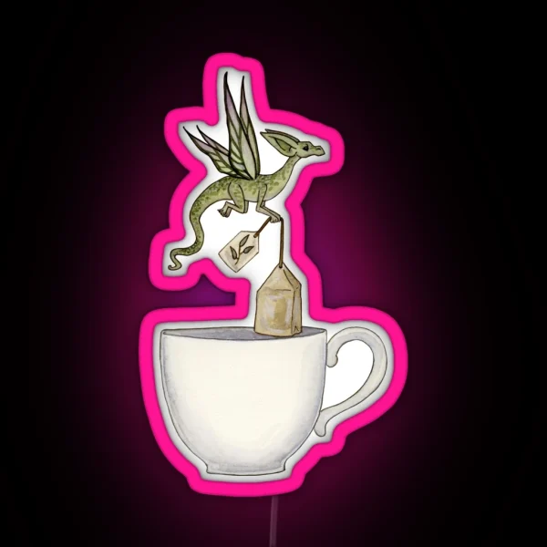 Tea Dragon RGB Neon Sign