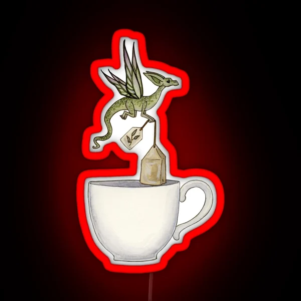 Tea Dragon RGB Neon Sign