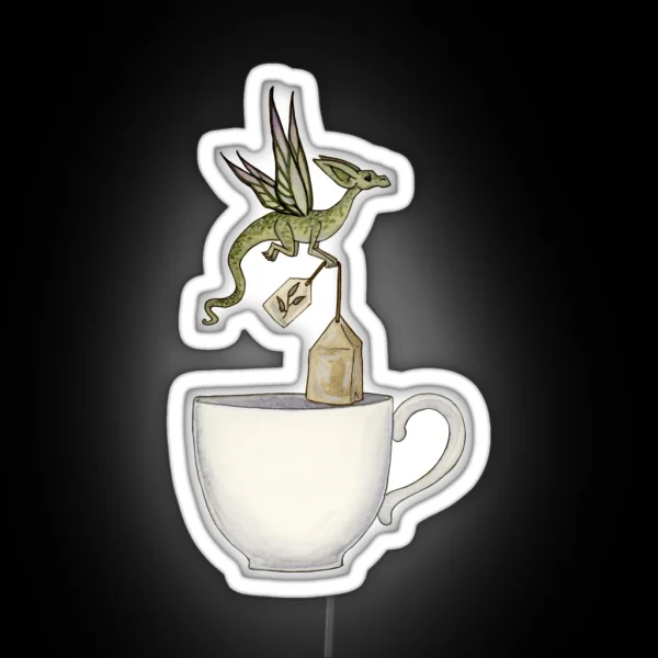 Tea Dragon RGB Neon Sign