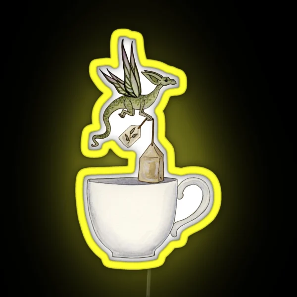 Tea Dragon RGB Neon Sign