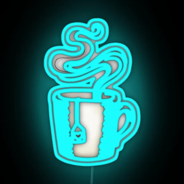 Tea Is Love RGB Neon Sign