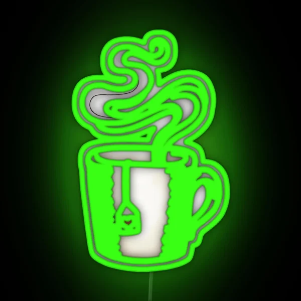 Tea Is Love RGB Neon Sign