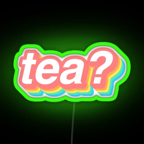 Tea Pastel RGB Neon Sign