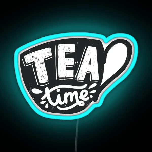 Tea Time RGB Neon Sign