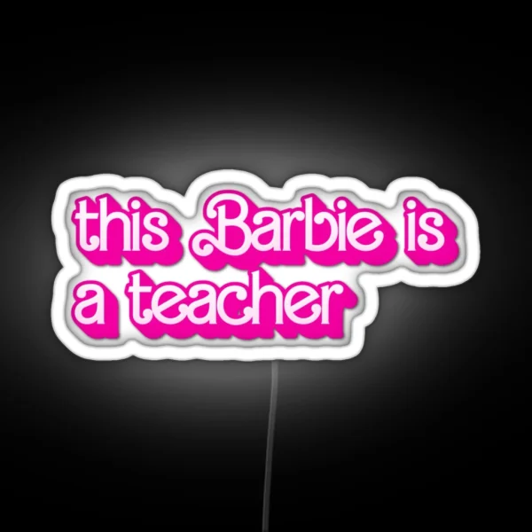 Teacher RGB Neon Sign