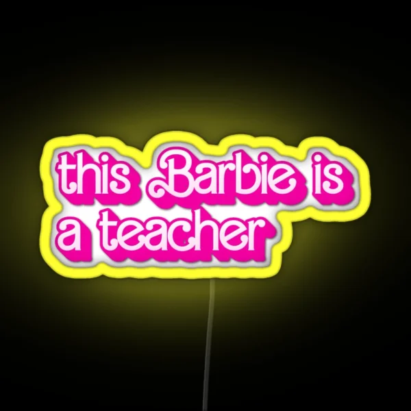 Teacher RGB Neon Sign