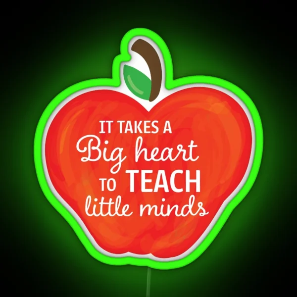 Teaching Apple RGB Neon Sign