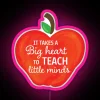 RGB Neon Apple Computer Coding Classroom Decorative Wall Art Sign