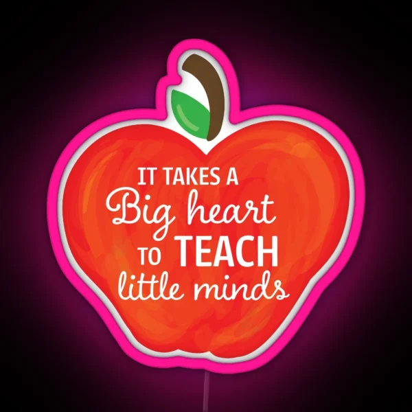 Teaching Apple RGB Neon Sign