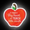 Modern Neon Apple Sign with Colorful RGB Lighting Accent Wall Decoration