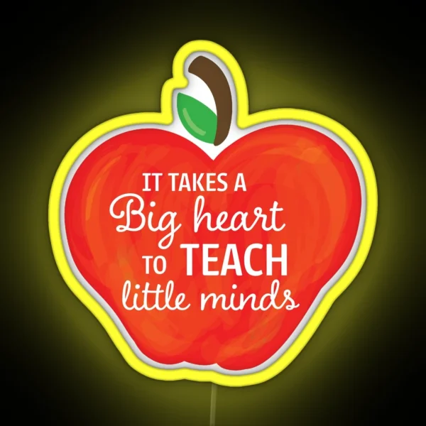 Teaching Apple RGB Neon Sign