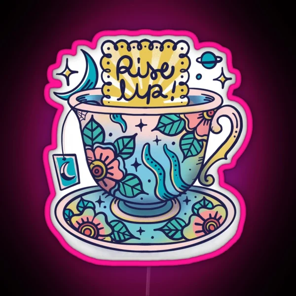 Teacup RGB Neon Sign