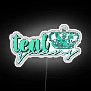 Teal Queens Senior Elite Led RGB Neon Sign