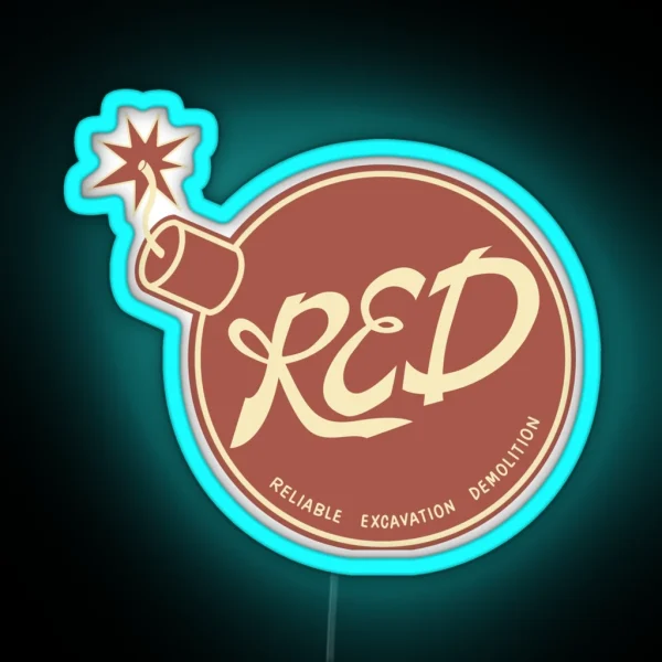 Team Fortress 2 Red Team RGB Neon Sign