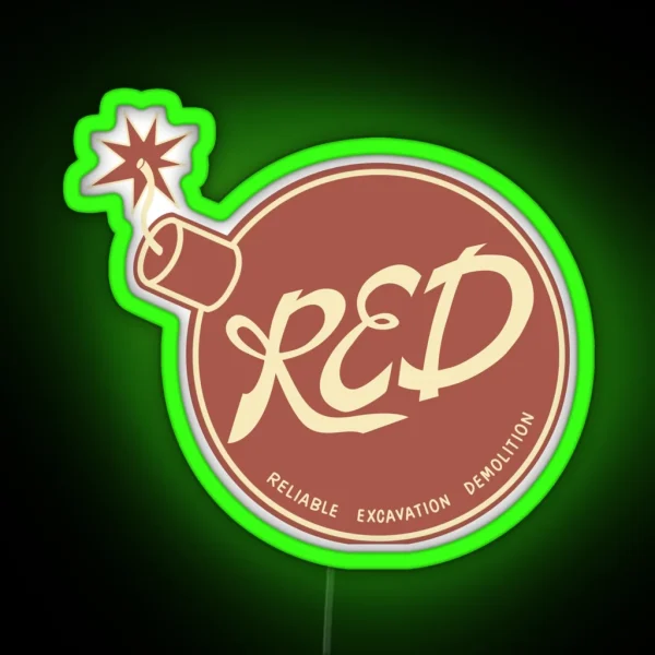 Team Fortress 2 Red Team RGB Neon Sign
